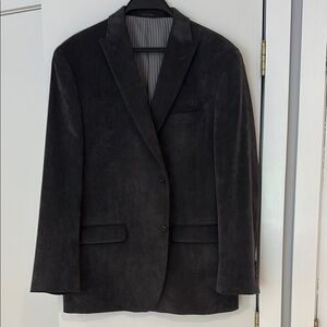 Classic dark gray corduroy Blazer